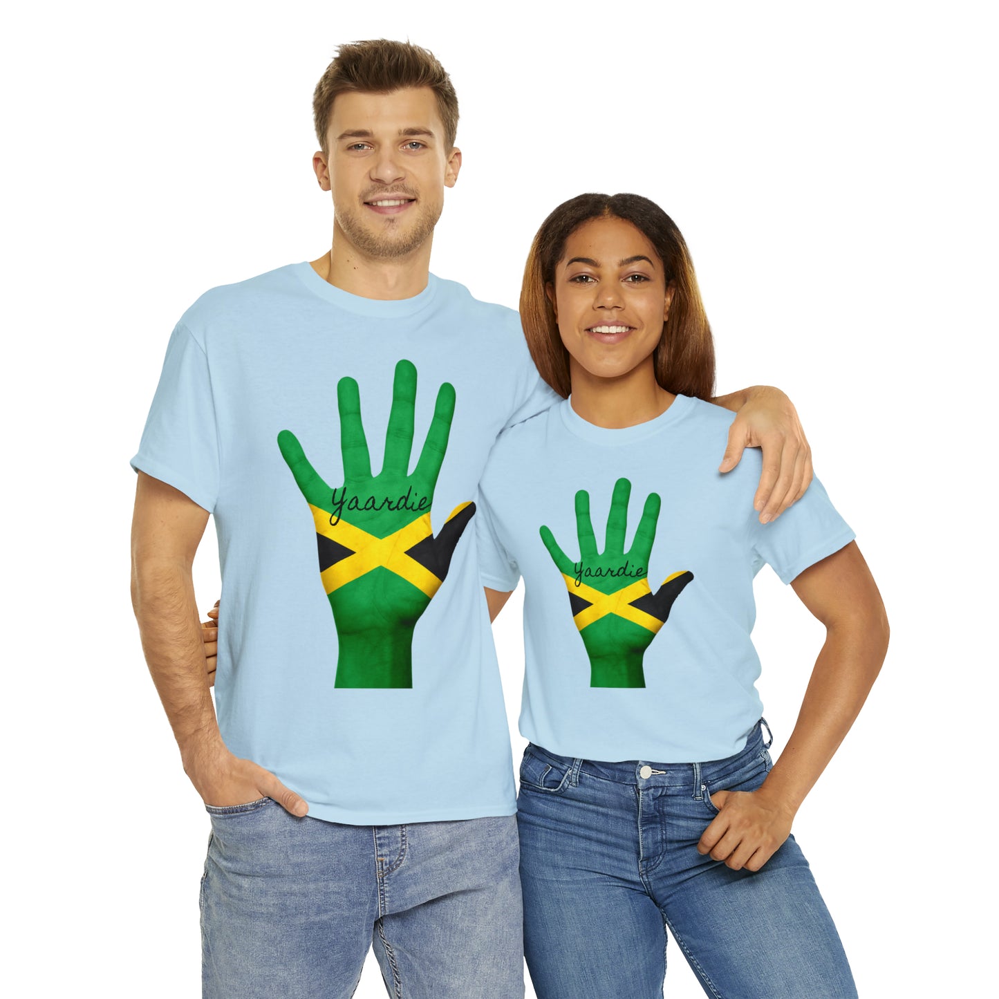 Jamaican Flag Unisex Heavy Cotton Tee