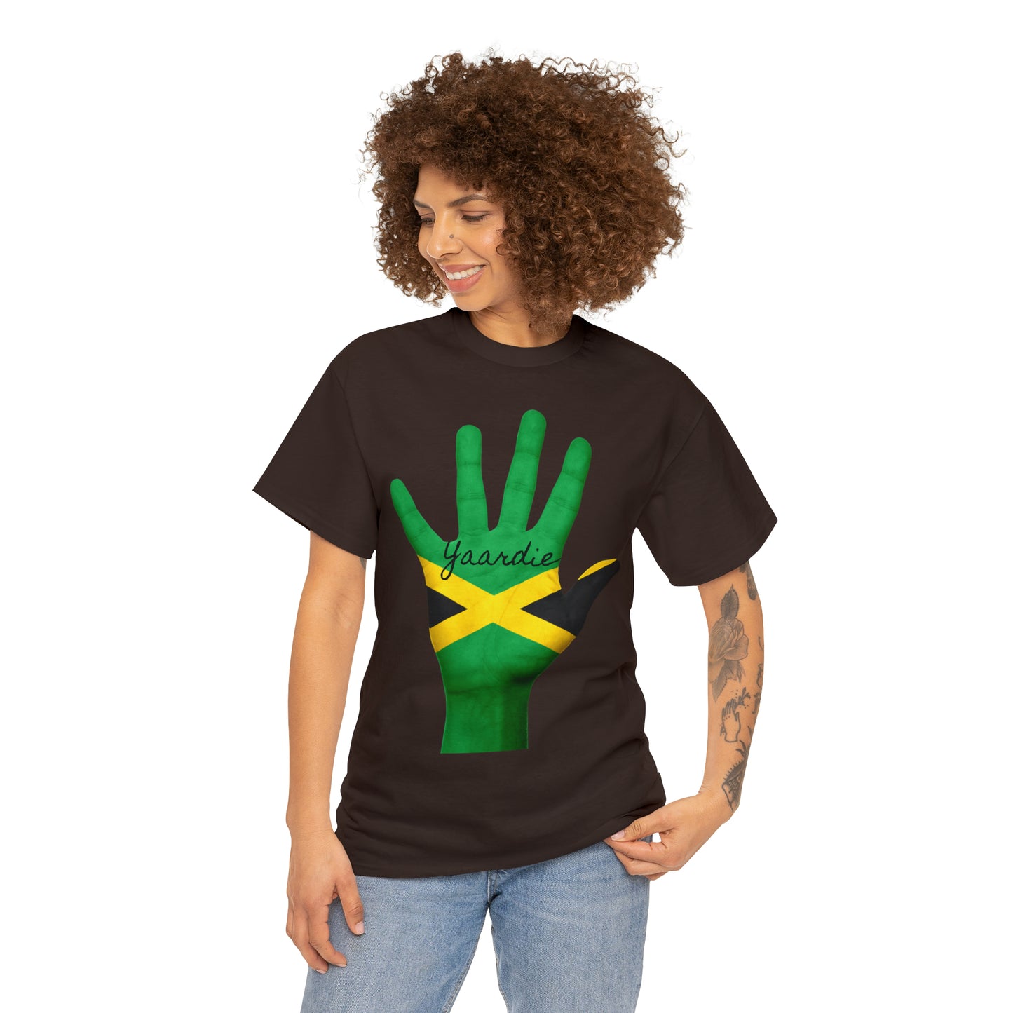 Jamaican Flag Unisex Heavy Cotton Tee