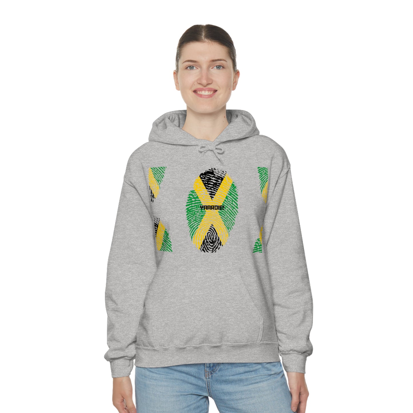 Jamaican color design Unisex Heavy Blend Hooded Sweatshirt