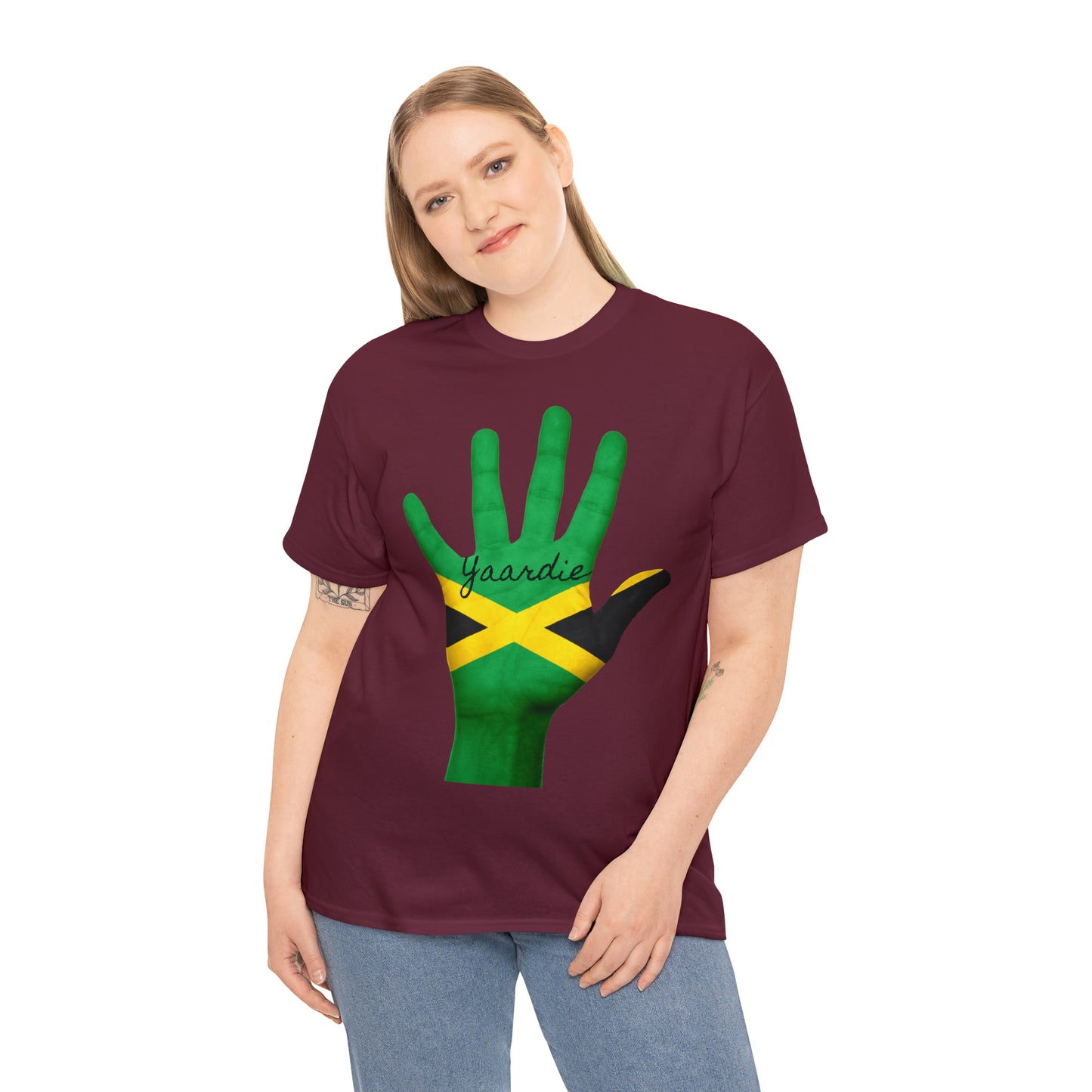 Jamaican Flag Unisex Heavy Cotton Tee