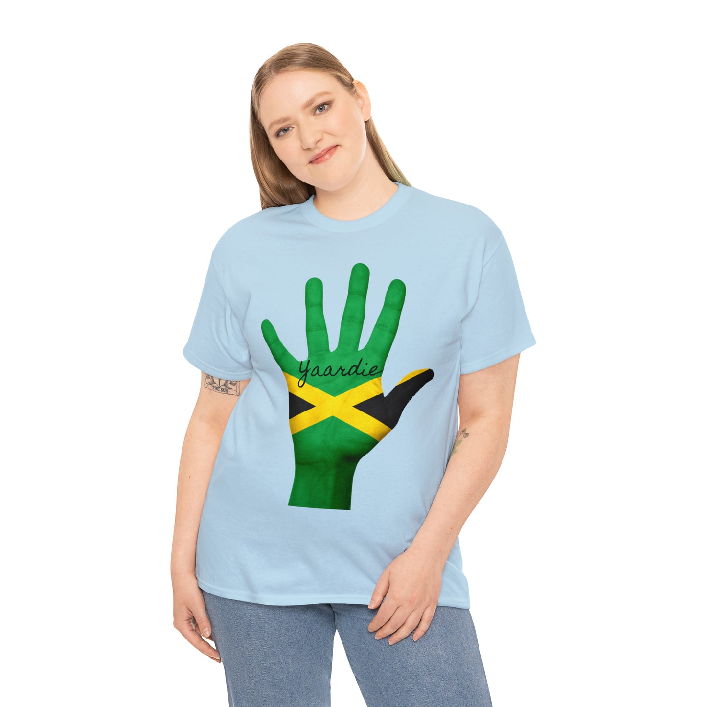 Jamaican Flag Unisex Heavy Cotton Tee