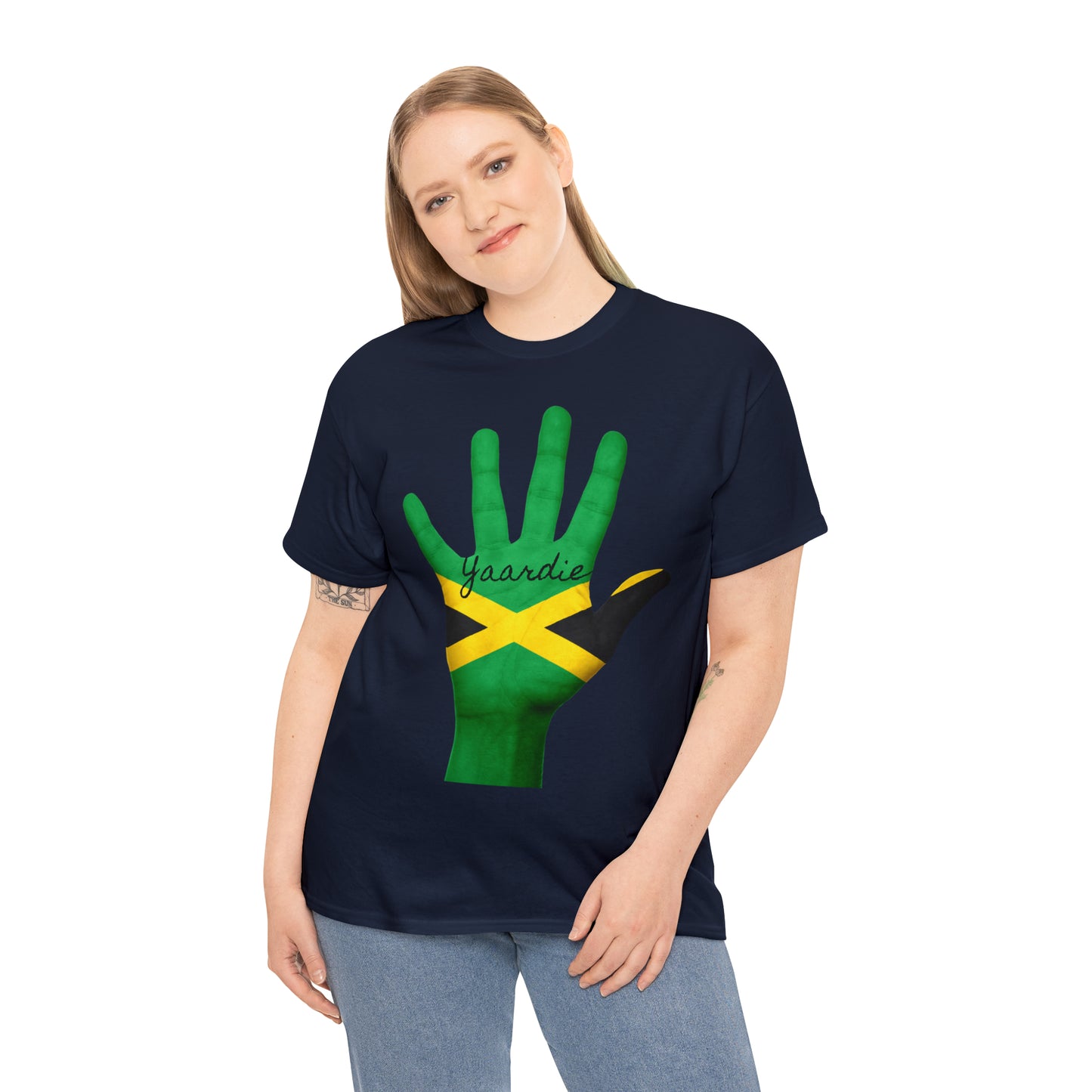 Jamaican Flag Unisex Heavy Cotton Tee