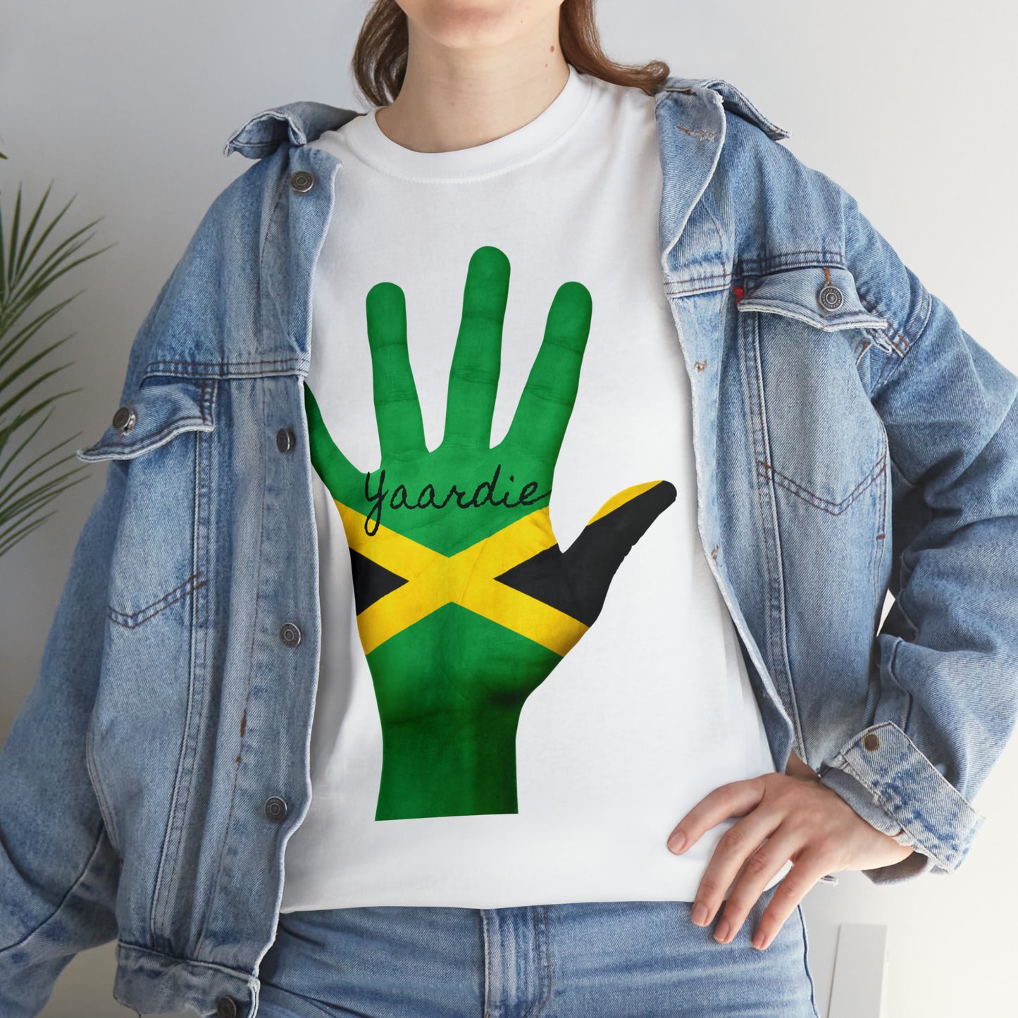 Jamaican Flag Unisex Heavy Cotton Tee