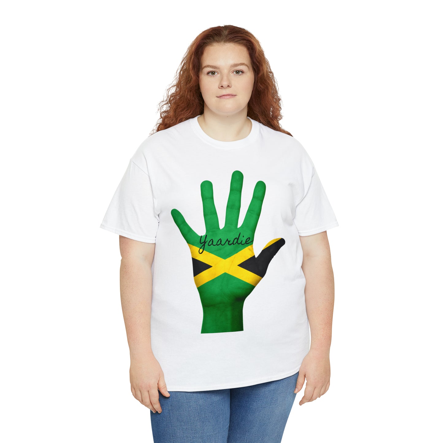 Jamaican Flag Unisex Heavy Cotton Tee