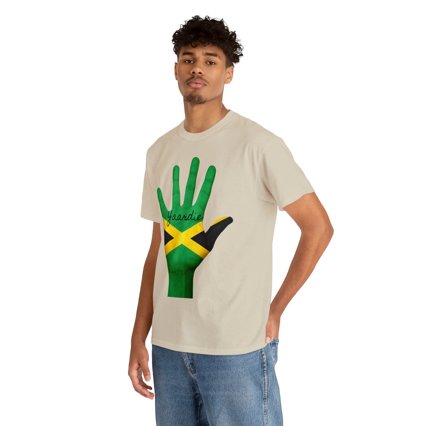 Jamaican Flag Unisex Heavy Cotton Tee