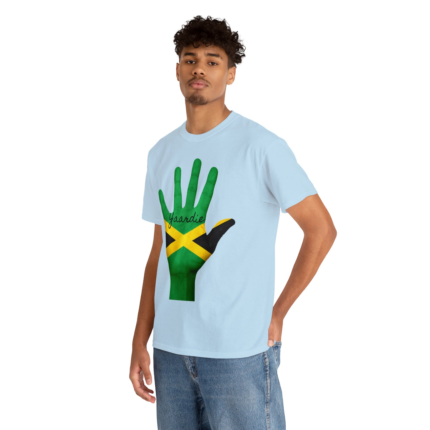 Jamaican Flag Unisex Heavy Cotton Tee