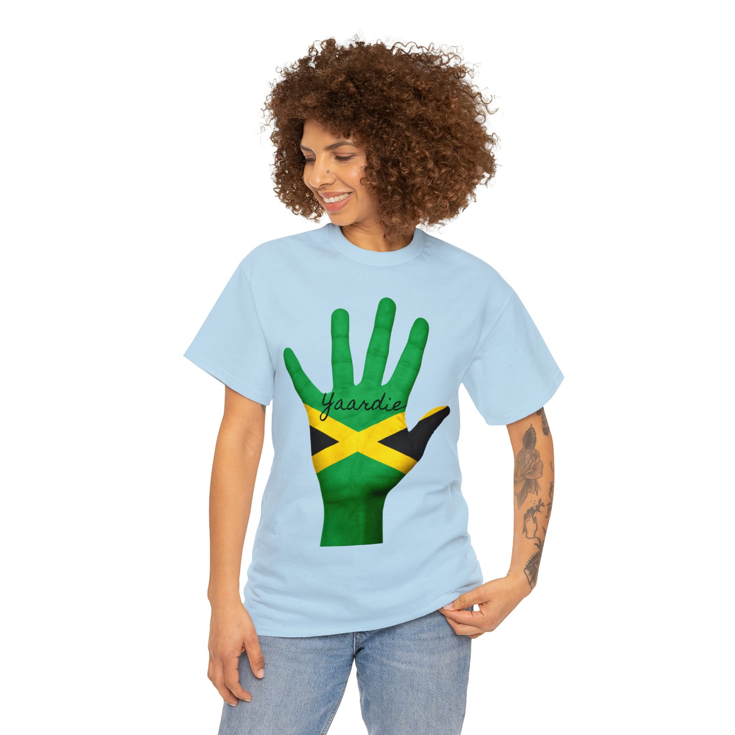 Jamaican Flag Unisex Heavy Cotton Tee