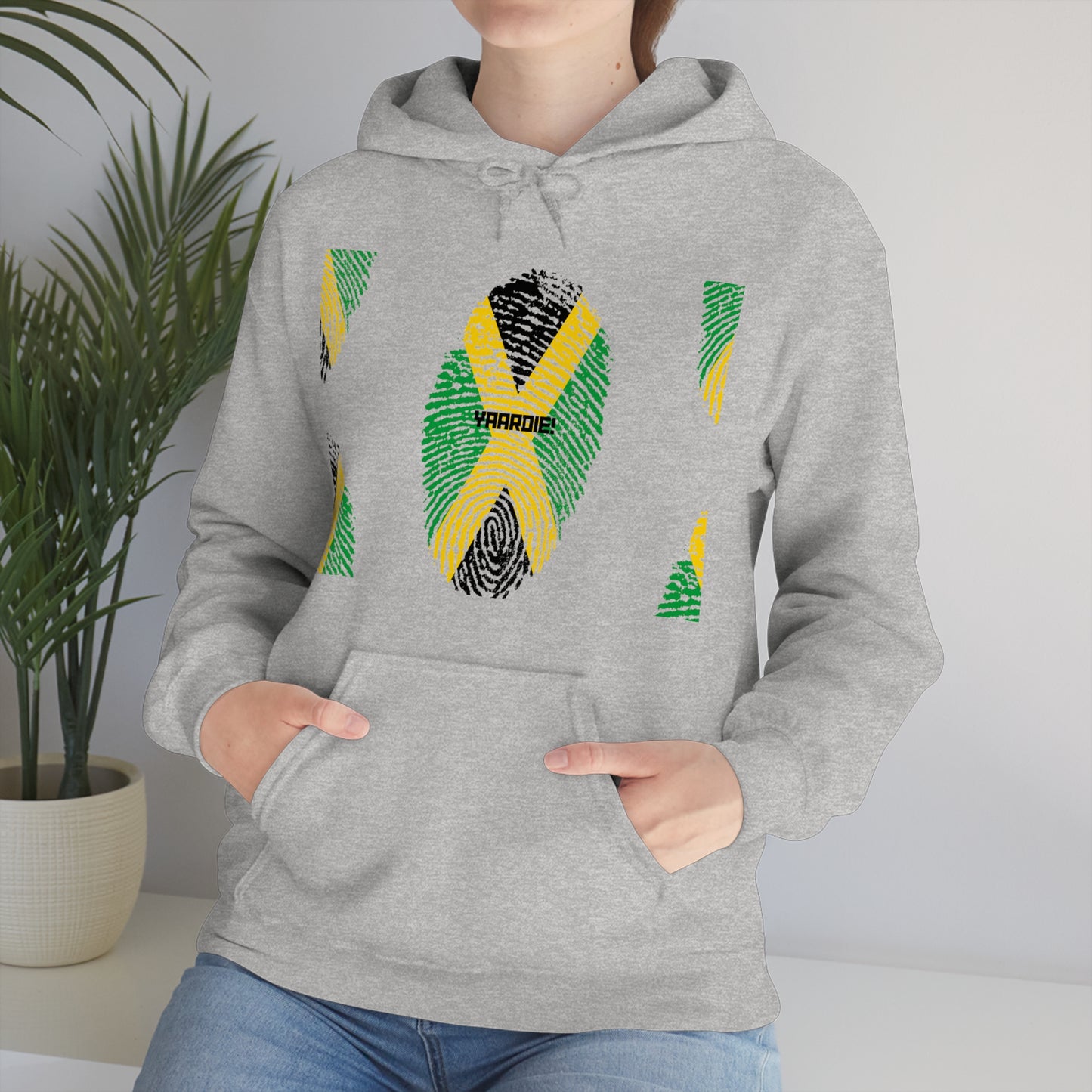 Jamaican color design Unisex Heavy Blend Hooded Sweatshirt