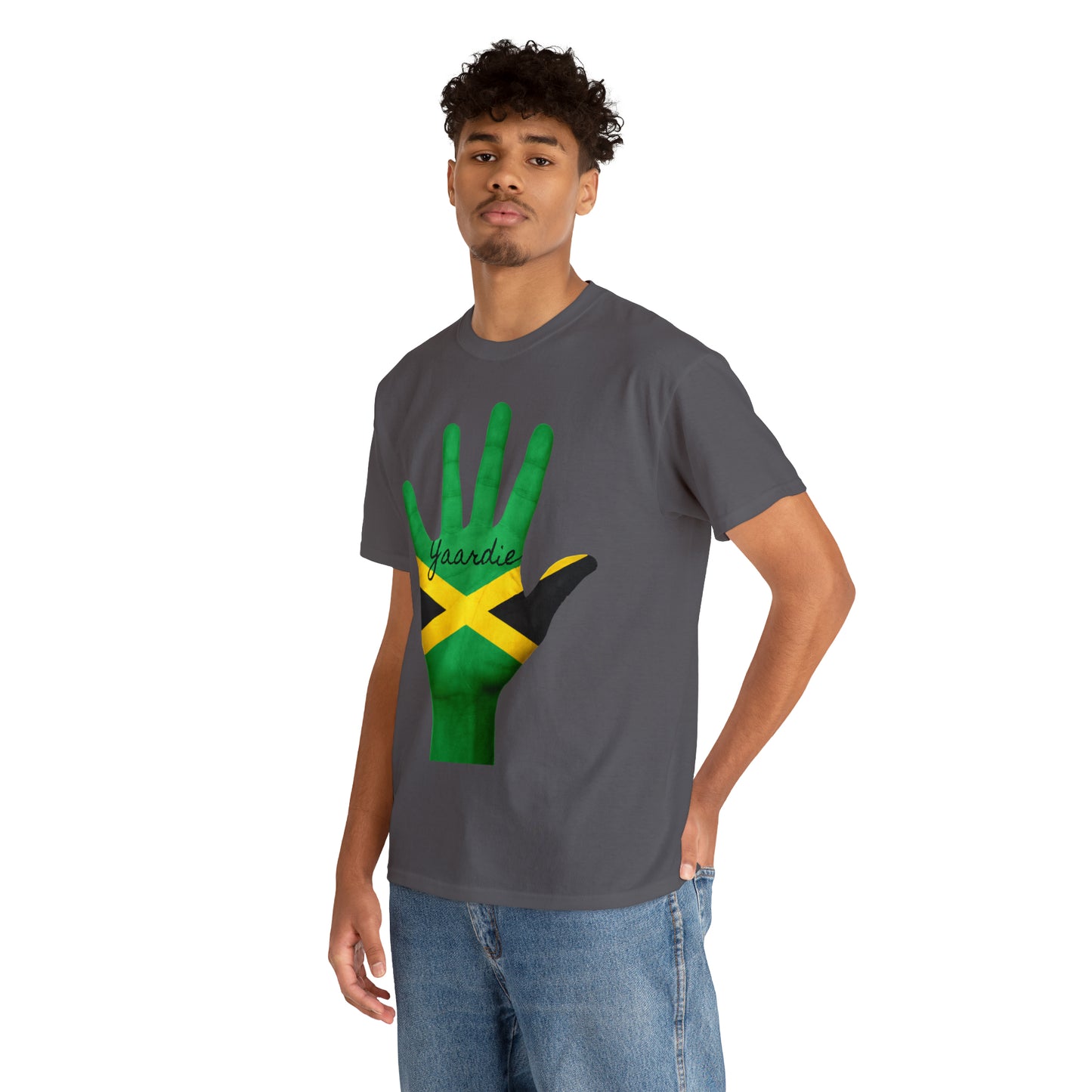 Jamaican Flag Unisex Heavy Cotton Tee