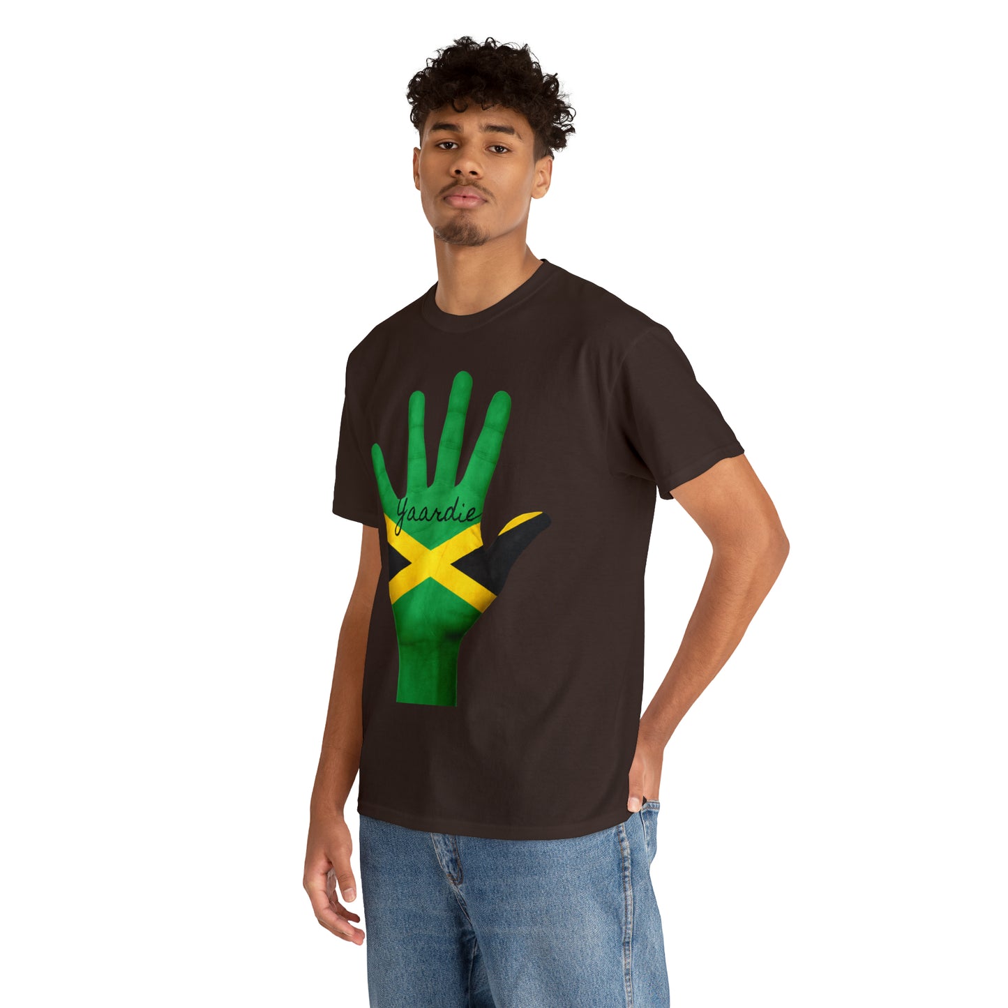 Jamaican Flag Unisex Heavy Cotton Tee