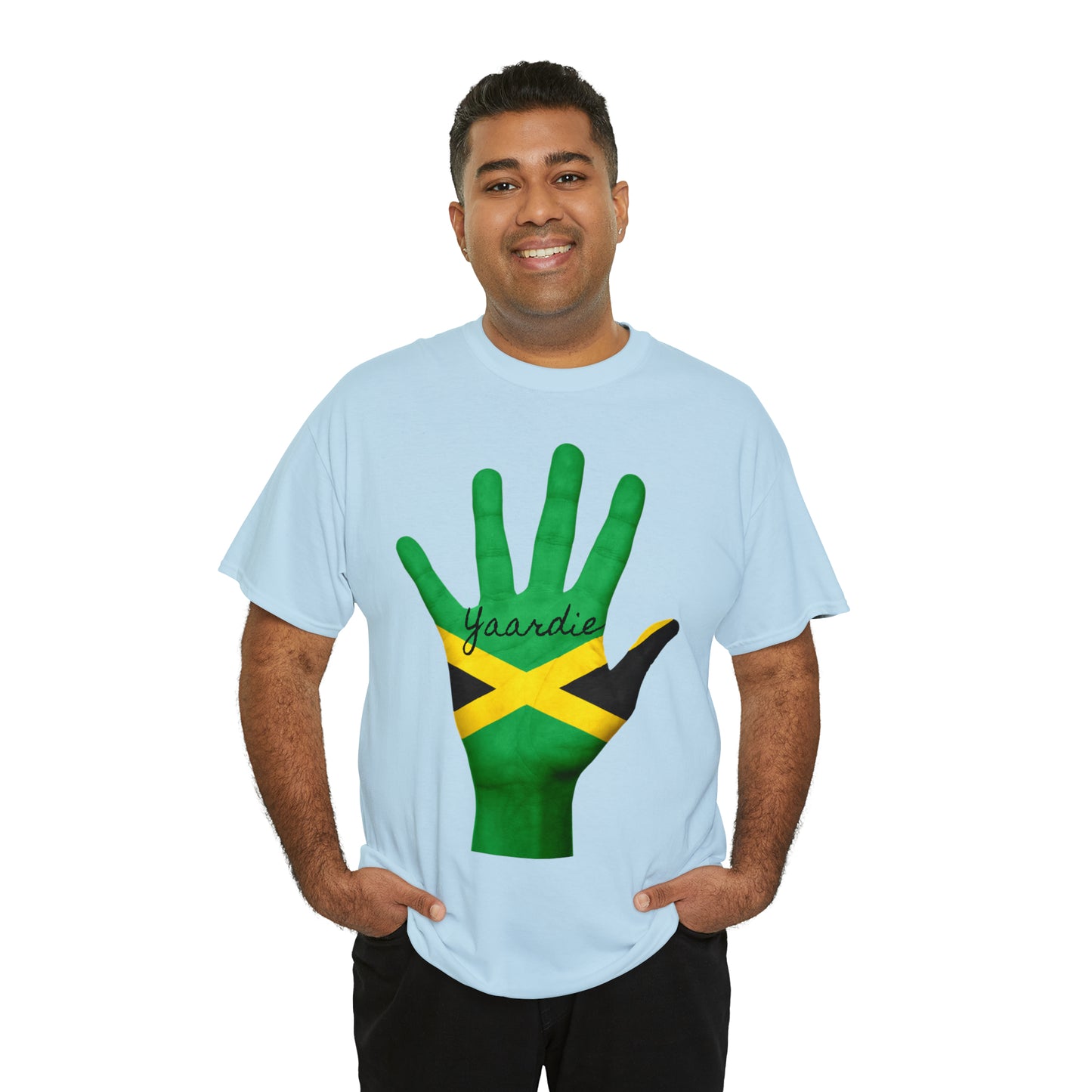 Jamaican Flag Unisex Heavy Cotton Tee