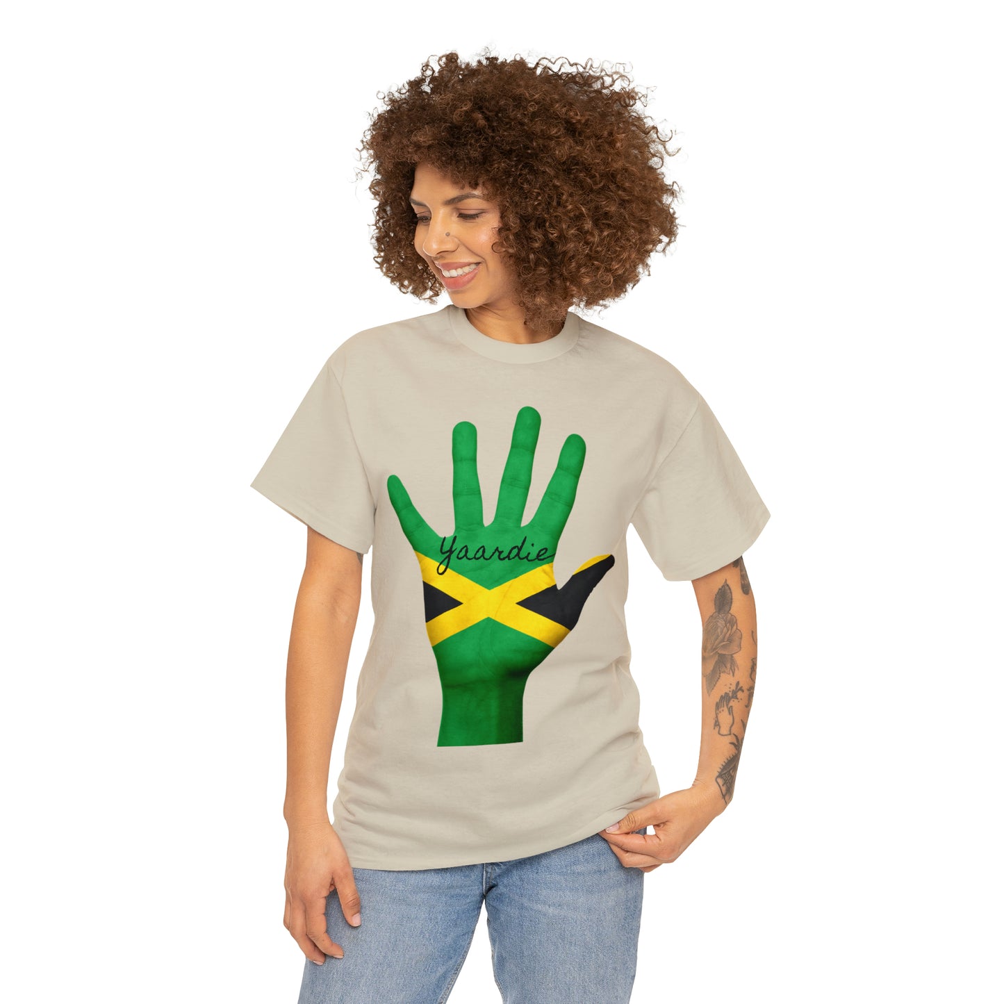 Jamaican Flag Unisex Heavy Cotton Tee