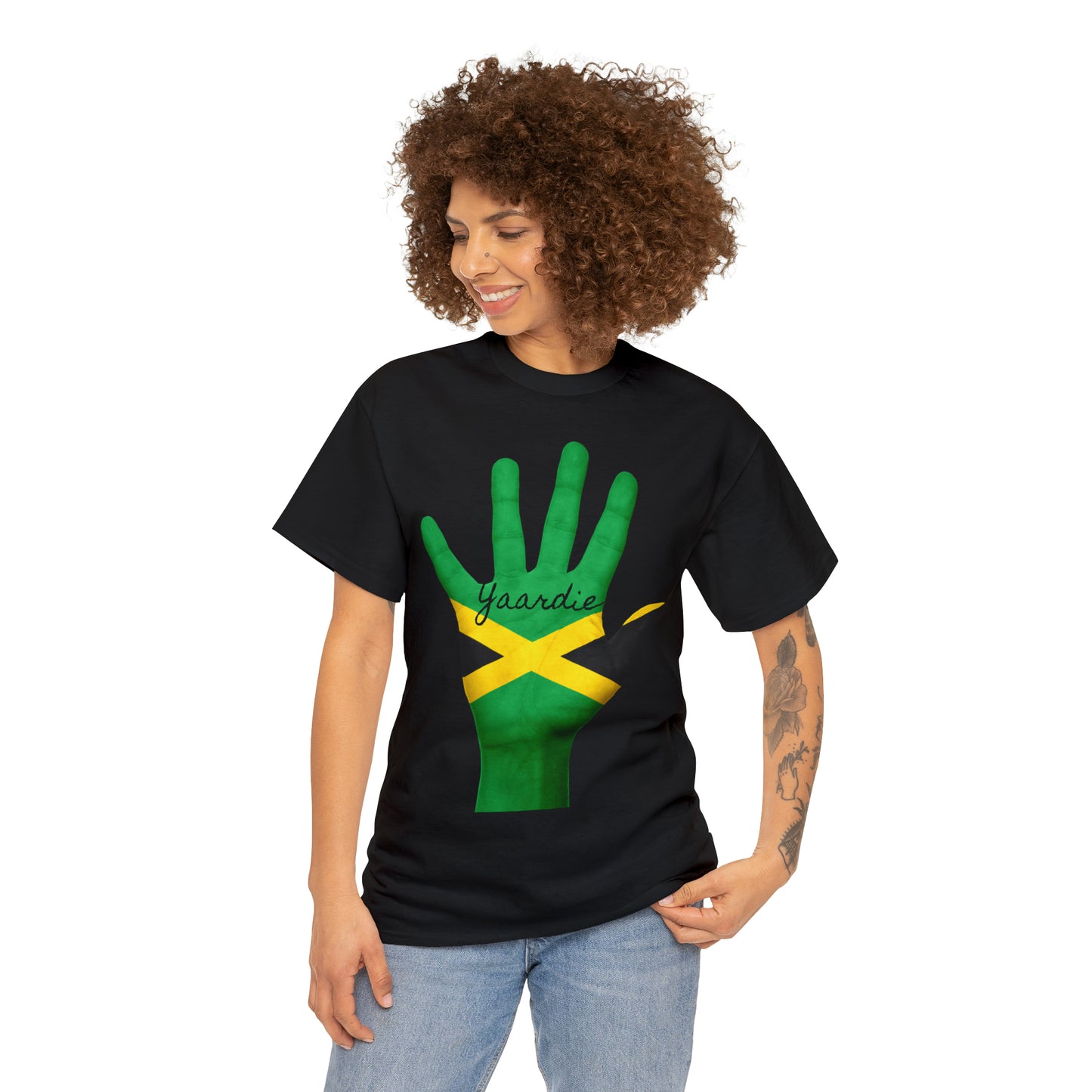 Jamaican Flag Unisex Heavy Cotton Tee