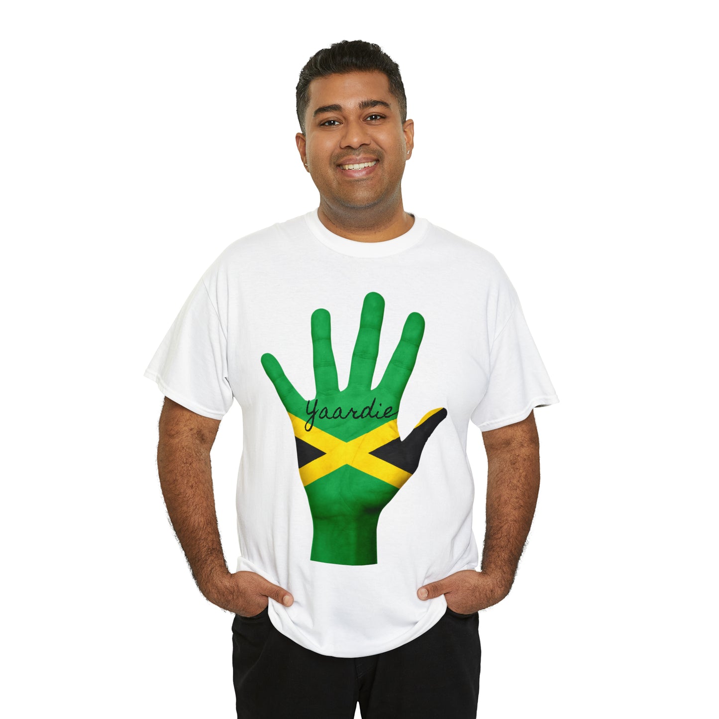 Jamaican Flag Unisex Heavy Cotton Tee