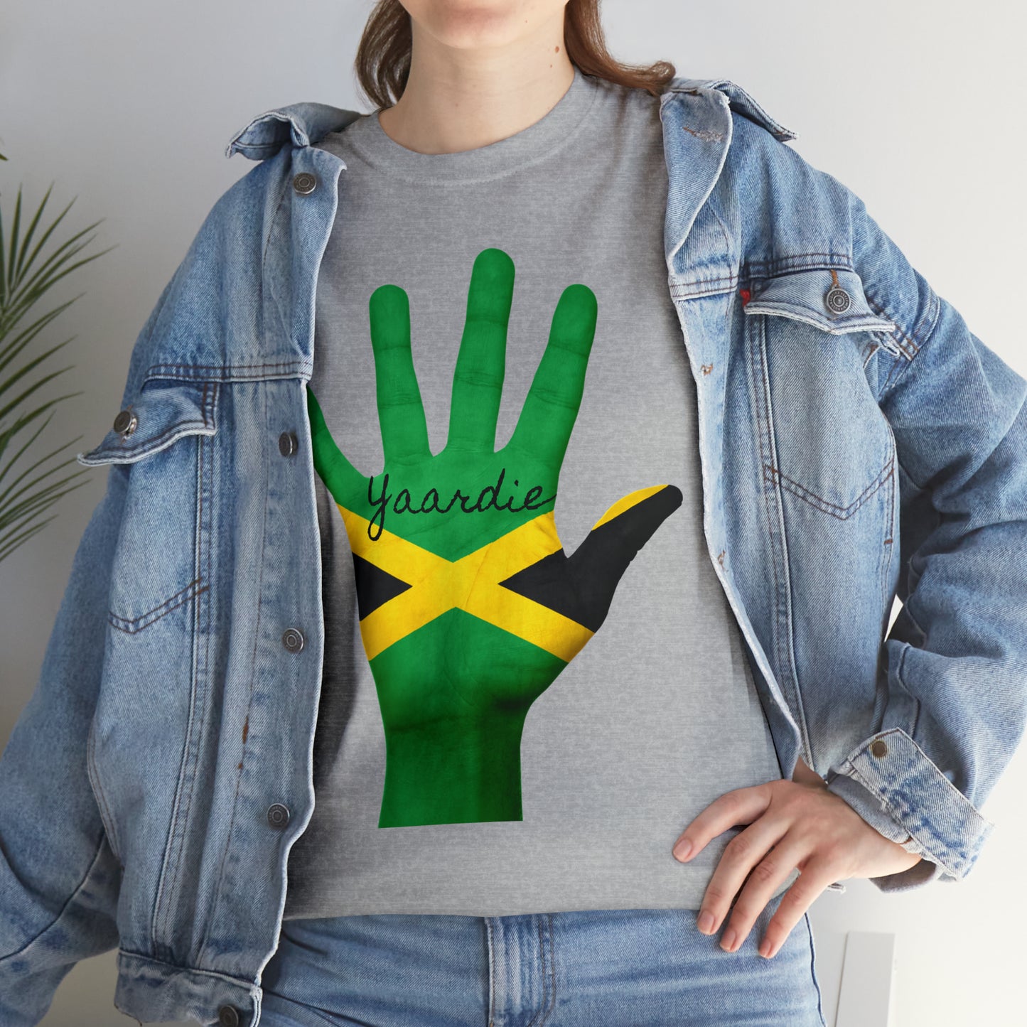 Jamaican Flag Unisex Heavy Cotton Tee