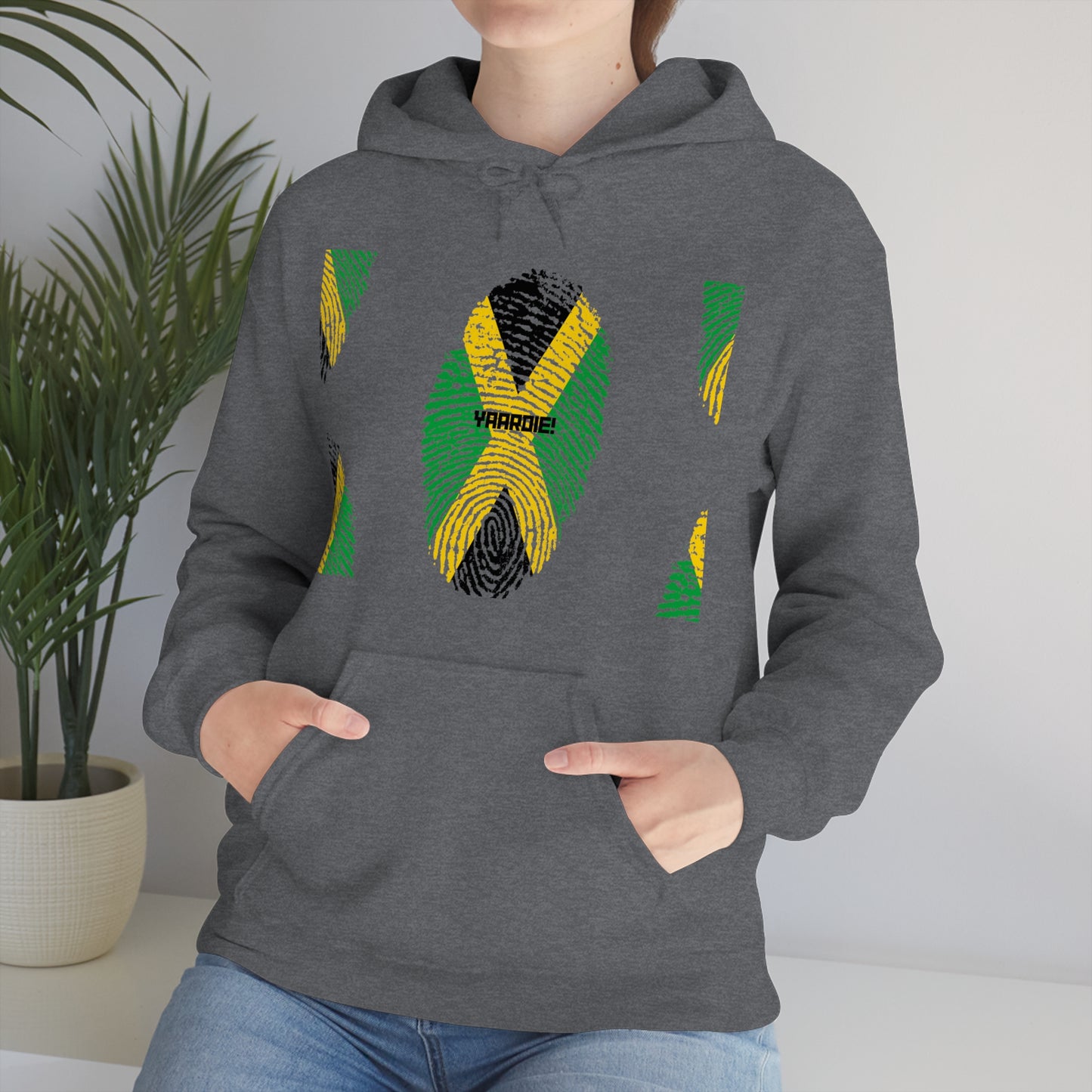 Jamaican color design Unisex Heavy Blend Hooded Sweatshirt