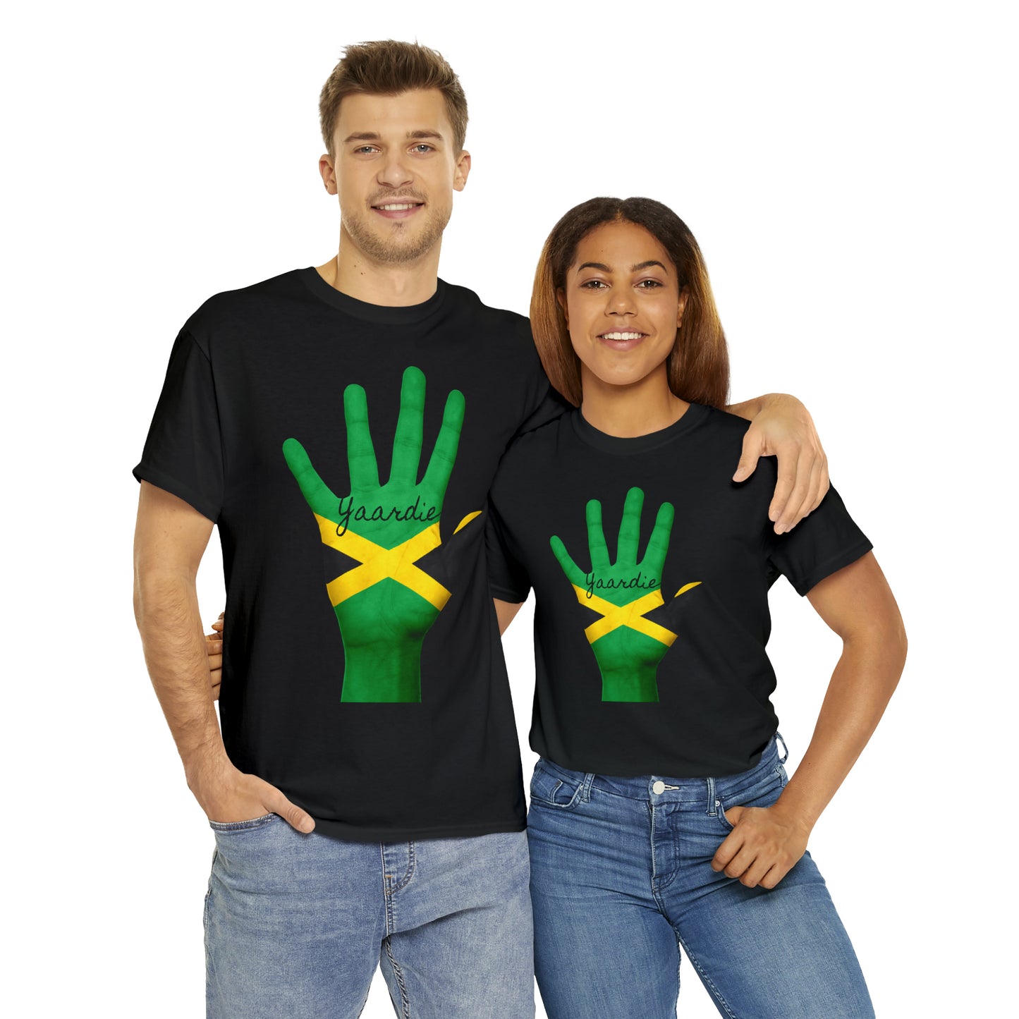 Jamaican Flag Unisex Heavy Cotton Tee