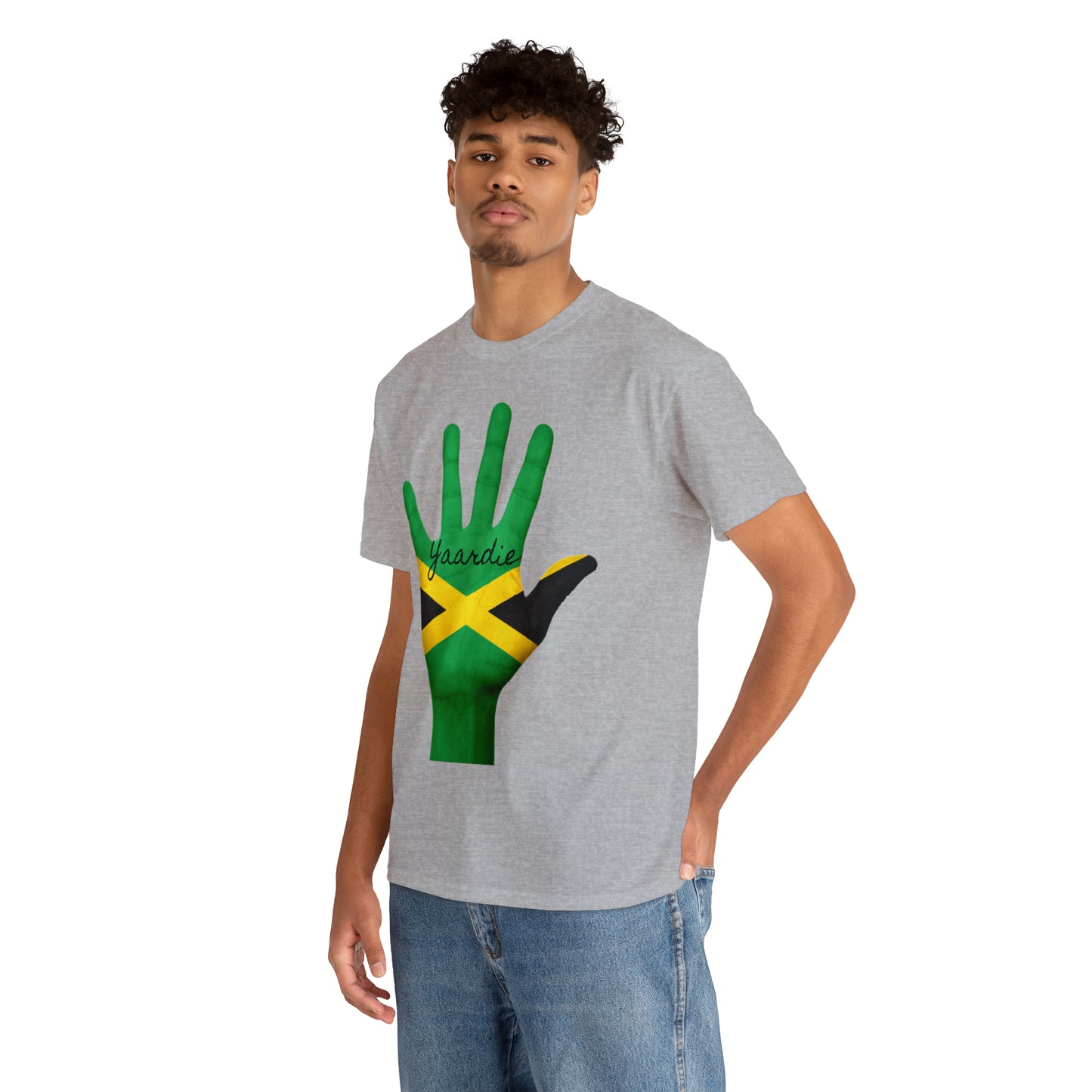 Jamaican Flag Unisex Heavy Cotton Tee