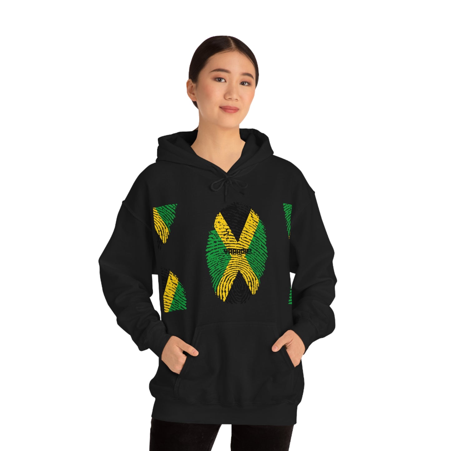 Jamaican color design Unisex Heavy Blend Hooded Sweatshirt