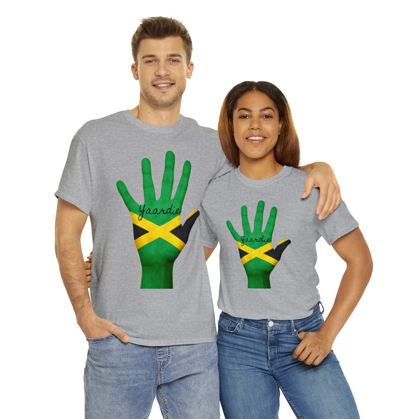 Jamaican Flag Unisex Heavy Cotton Tee