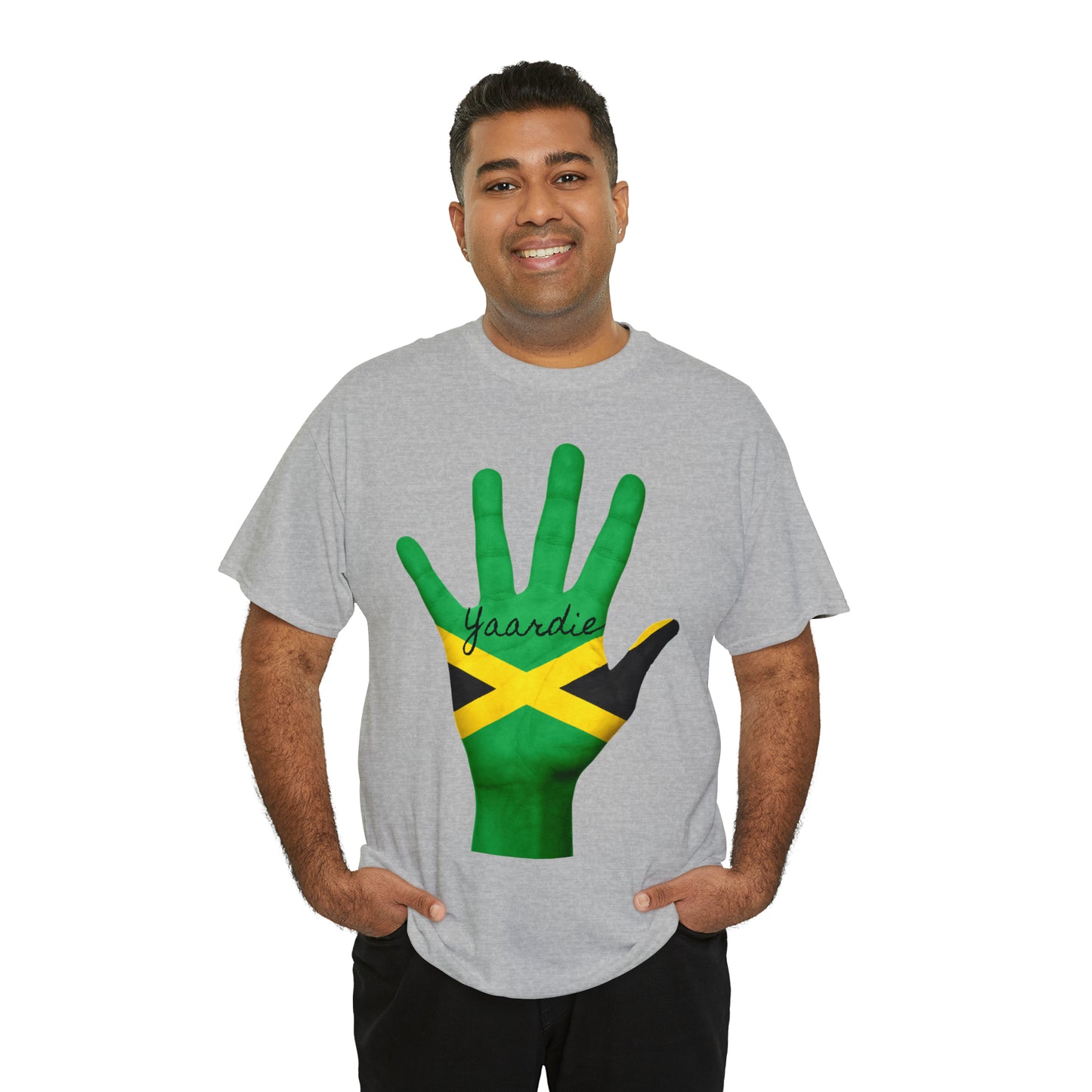 Jamaican Flag Unisex Heavy Cotton Tee