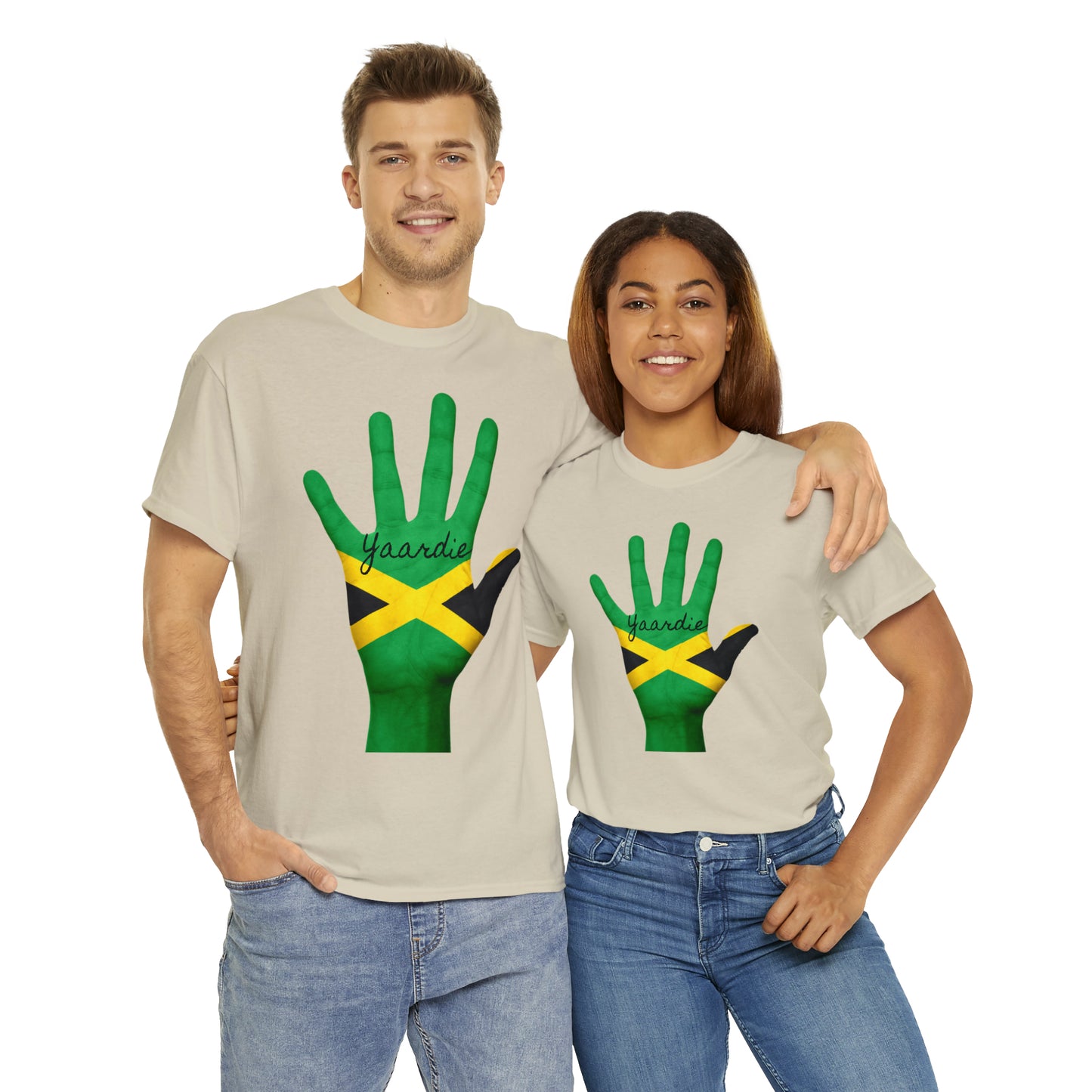 Jamaican Flag Unisex Heavy Cotton Tee