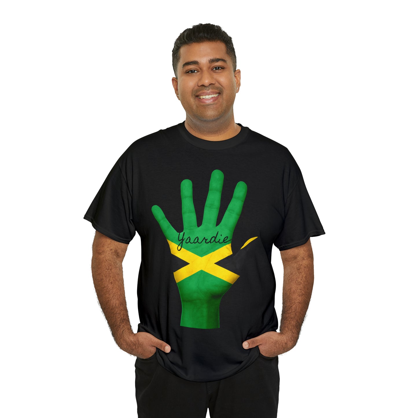 Jamaican Flag Unisex Heavy Cotton Tee