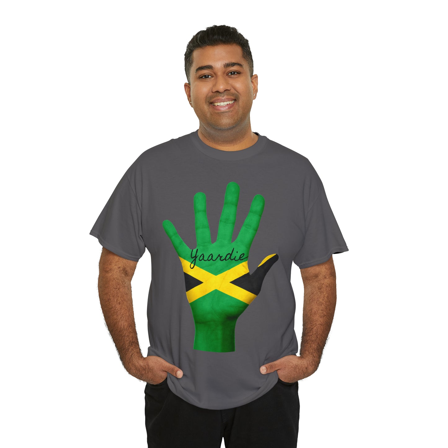 Jamaican Flag Unisex Heavy Cotton Tee