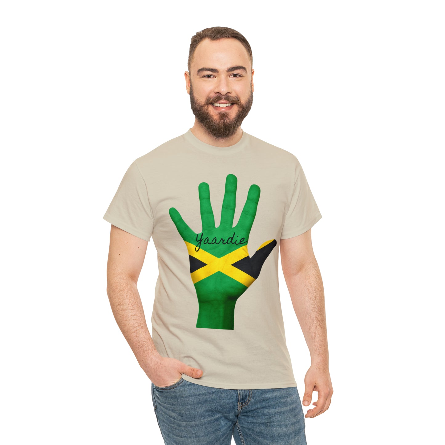 Jamaican Flag Unisex Heavy Cotton Tee