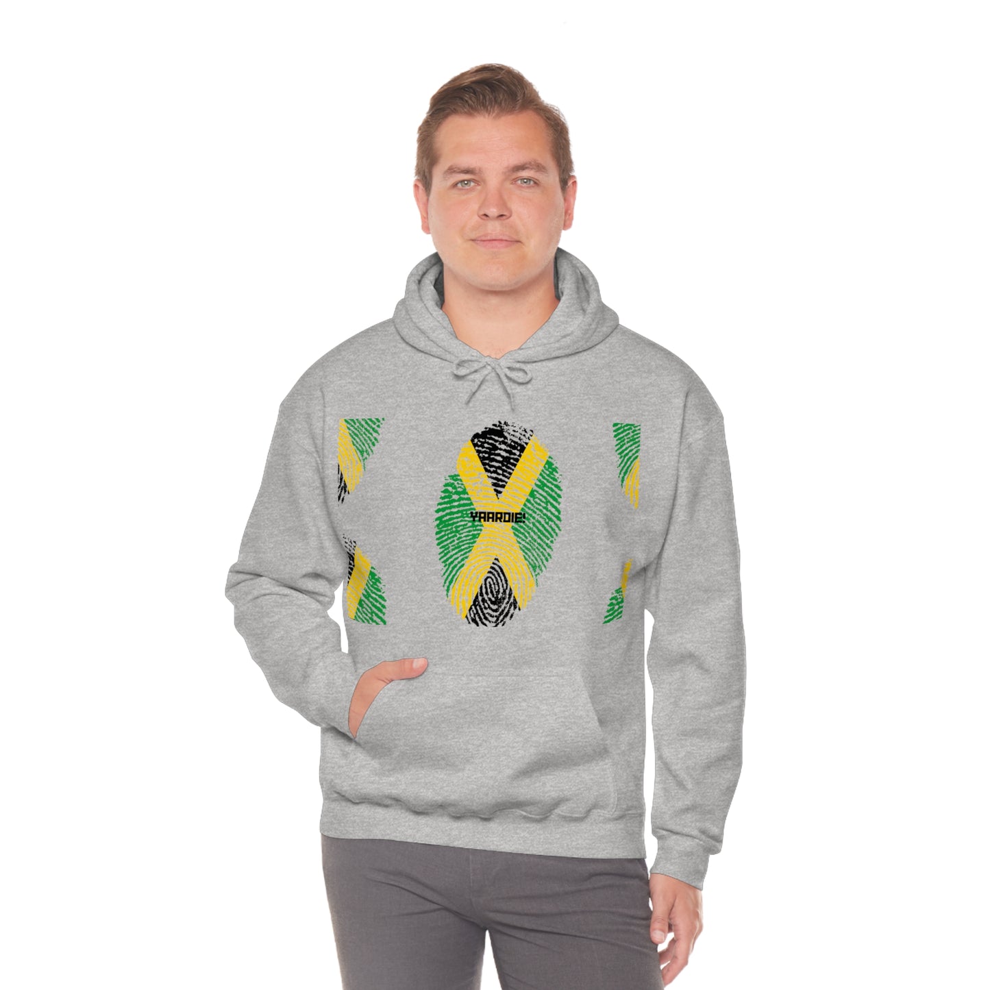 Jamaican color design Unisex Heavy Blend Hooded Sweatshirt