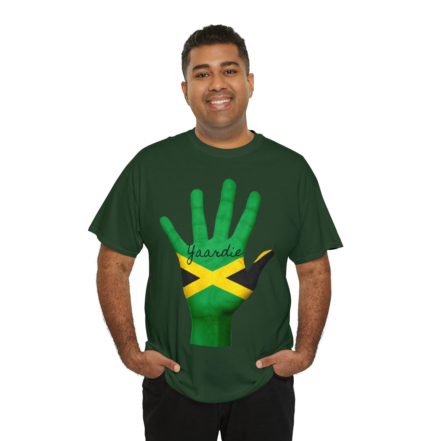 Jamaican Flag Unisex Heavy Cotton Tee