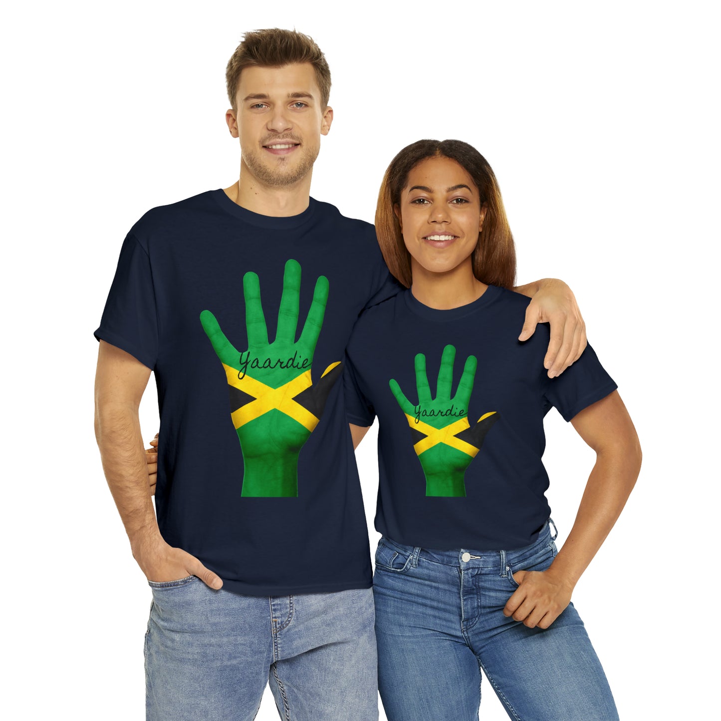 Jamaican Flag Unisex Heavy Cotton Tee