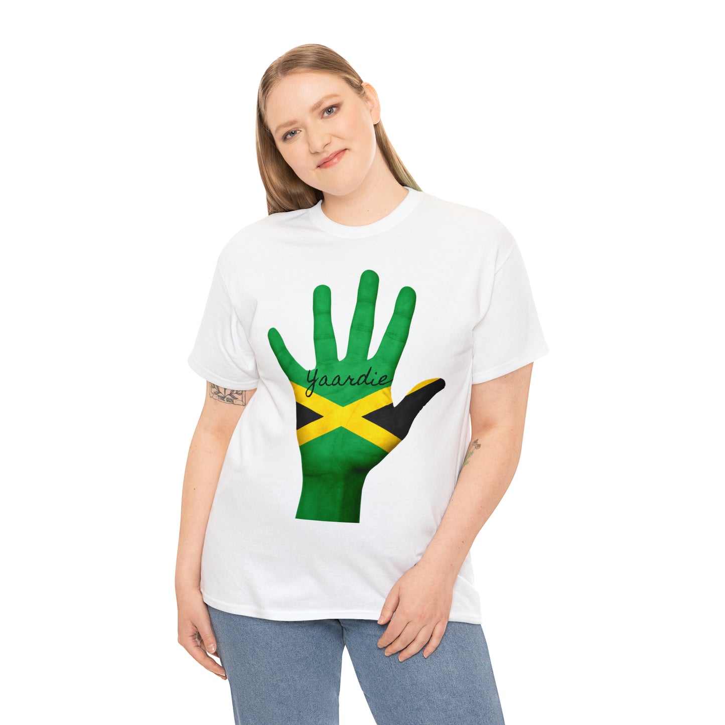 Jamaican Flag Unisex Heavy Cotton Tee