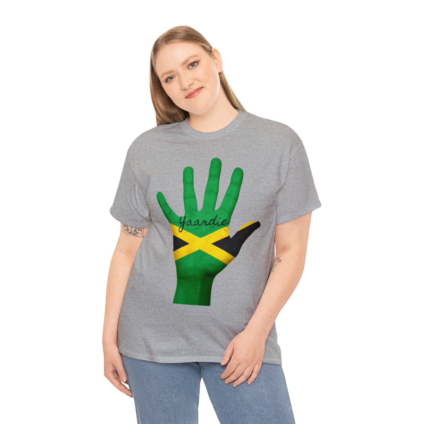 Jamaican Flag Unisex Heavy Cotton Tee