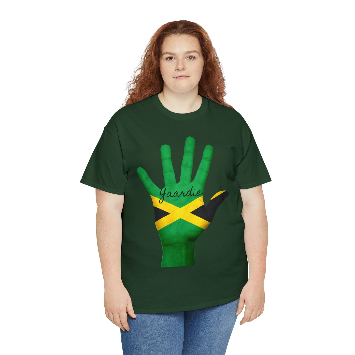 Jamaican Flag Unisex Heavy Cotton Tee