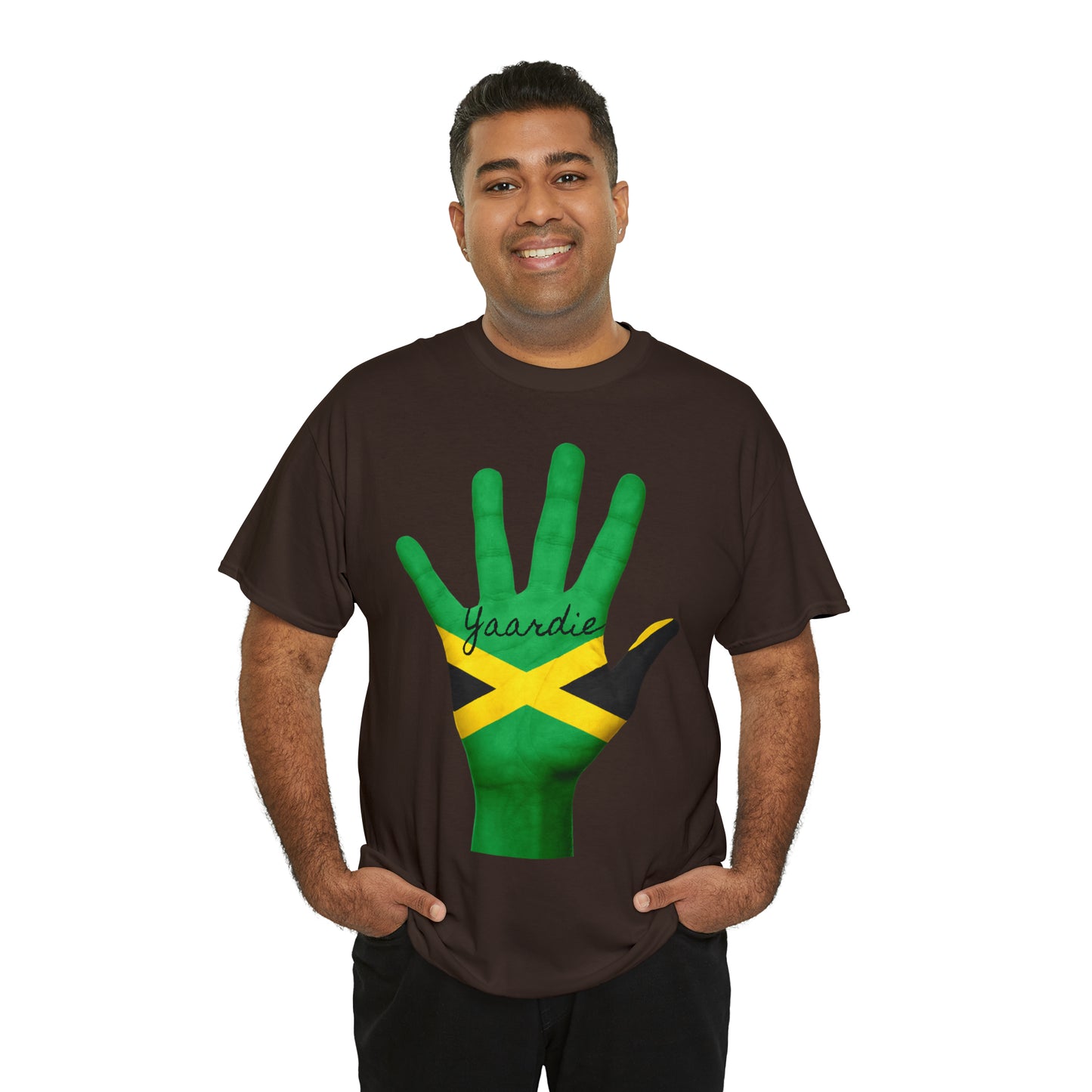 Jamaican Flag Unisex Heavy Cotton Tee