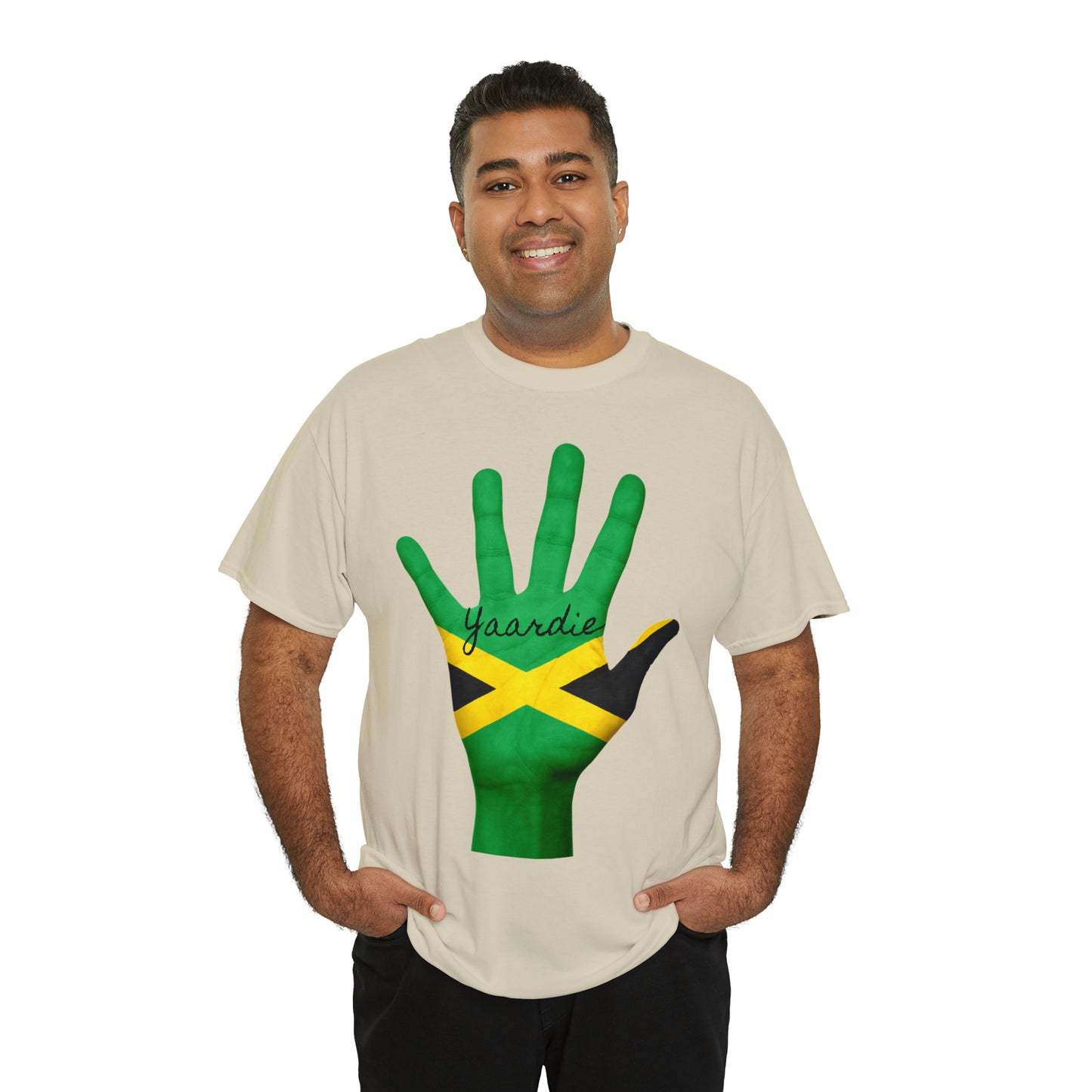 Jamaican Flag Unisex Heavy Cotton Tee